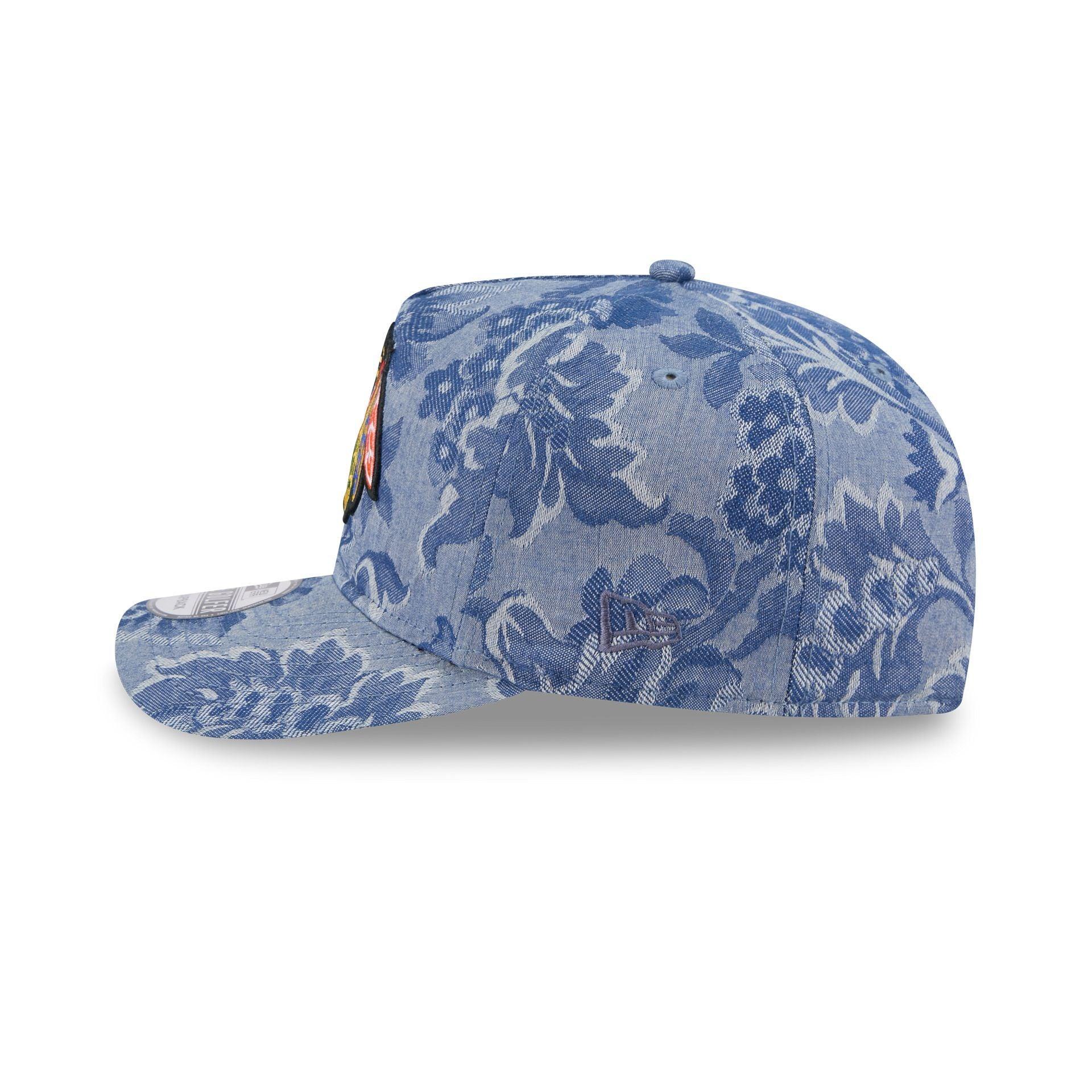 Columbus Blue Jackets Washed 9FIFTY A-Frame Snapback Hat Male Product Image
