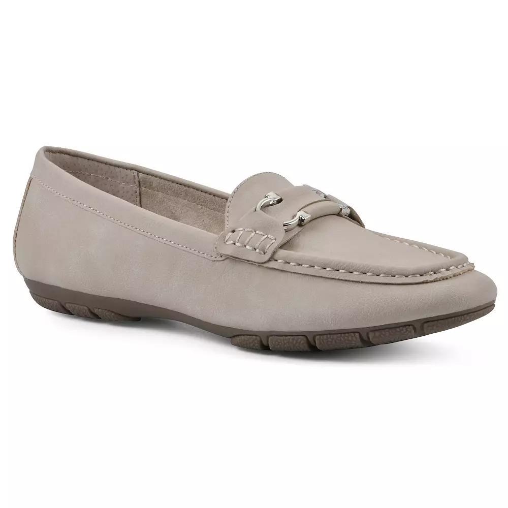 Cliffs by White Mountain Glaring Women's Loafers, Size: 8 Wide, Light Brown Grainy Product Image