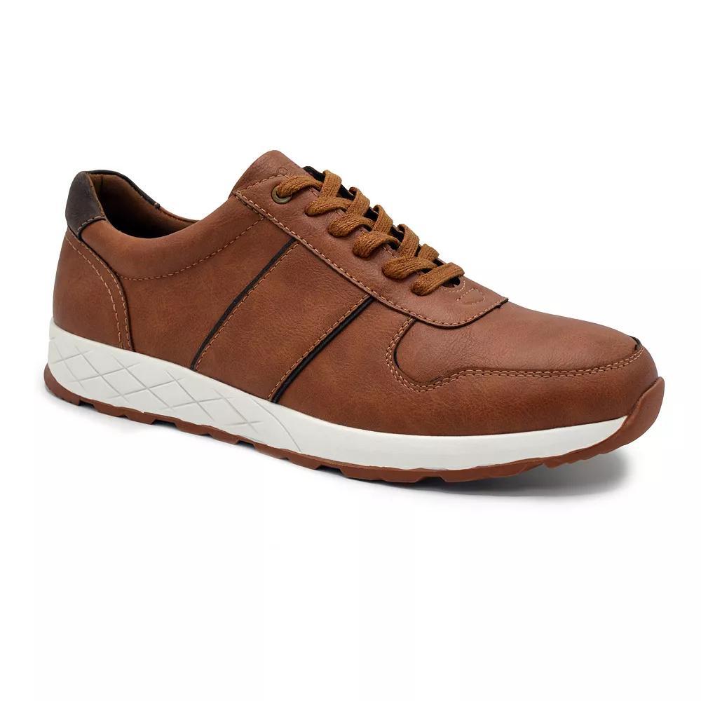 Aston Marc Men's Casual Court Shoes, Size: 9.5, Black Product Image