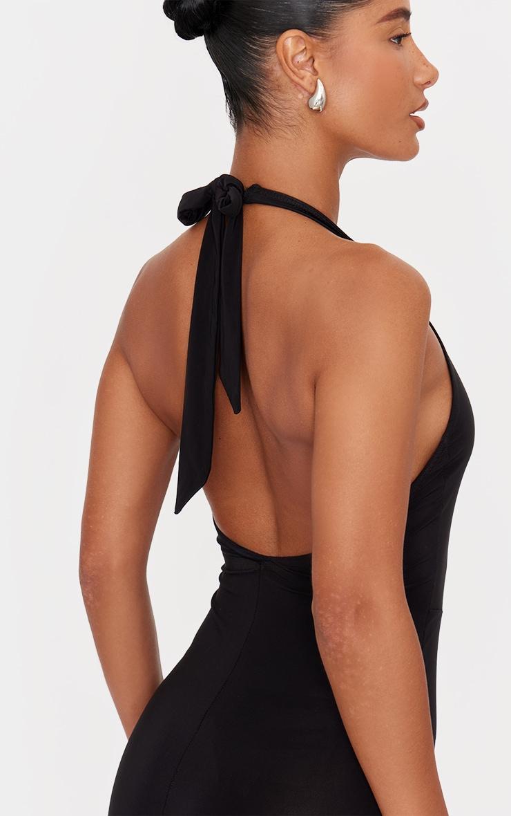 Black High Neck Jumpsuit Product Image