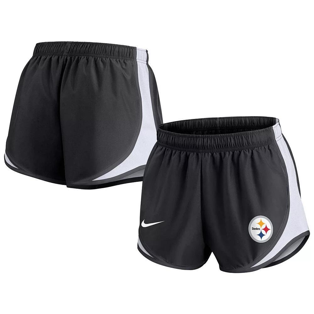 Women's Nike Black Pittsburgh Steelers Plus Size Tempo Shorts, Size: 1XL Product Image