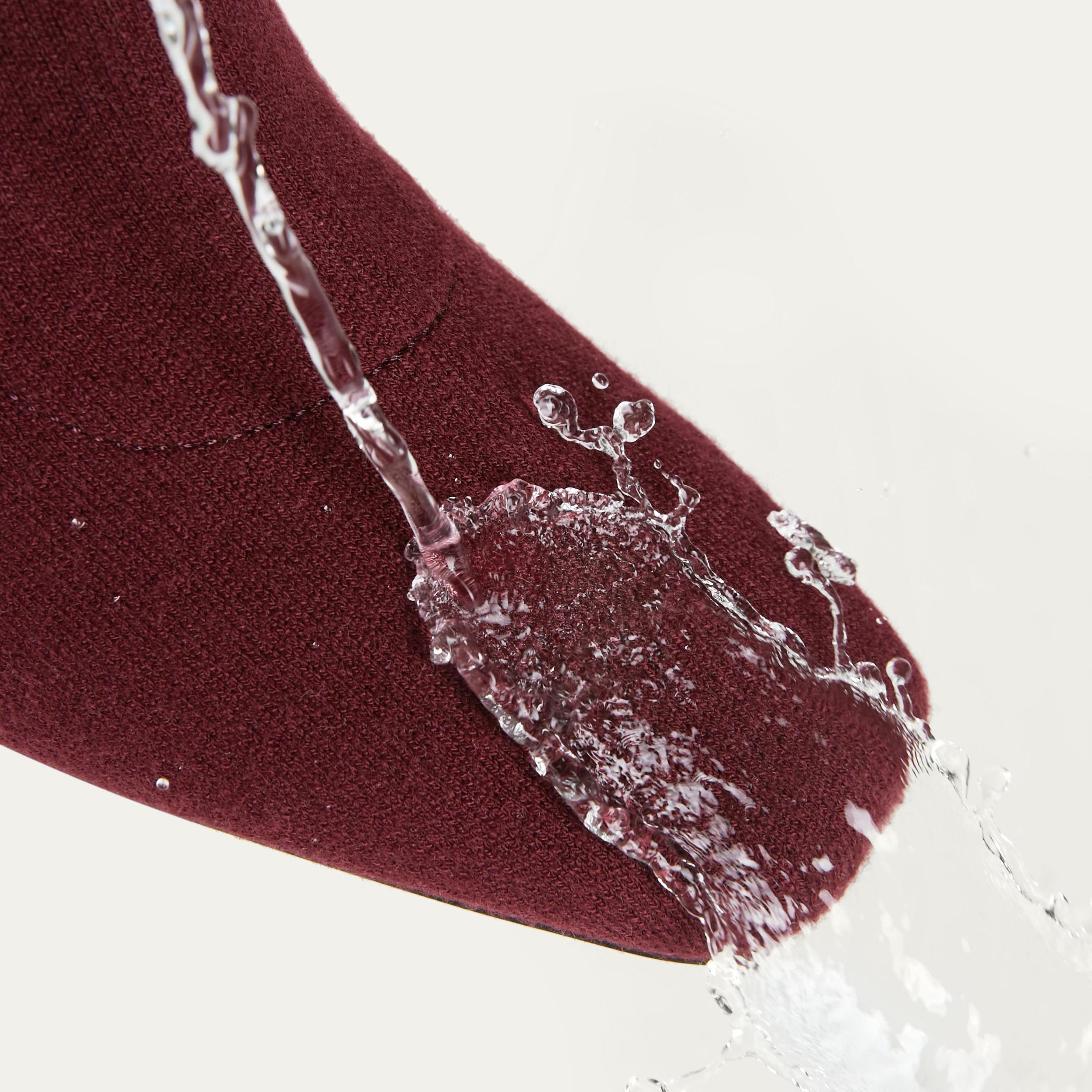 Square-Toe Water-Repellent Heeled Boots (Rafaella) Product Image