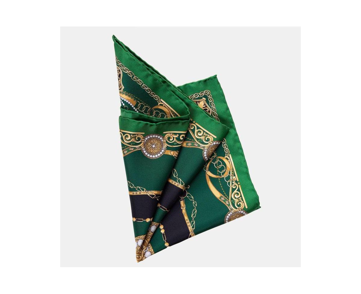Elizabetta Mens Bernini - Large Silk Pocket Square for Men Product Image