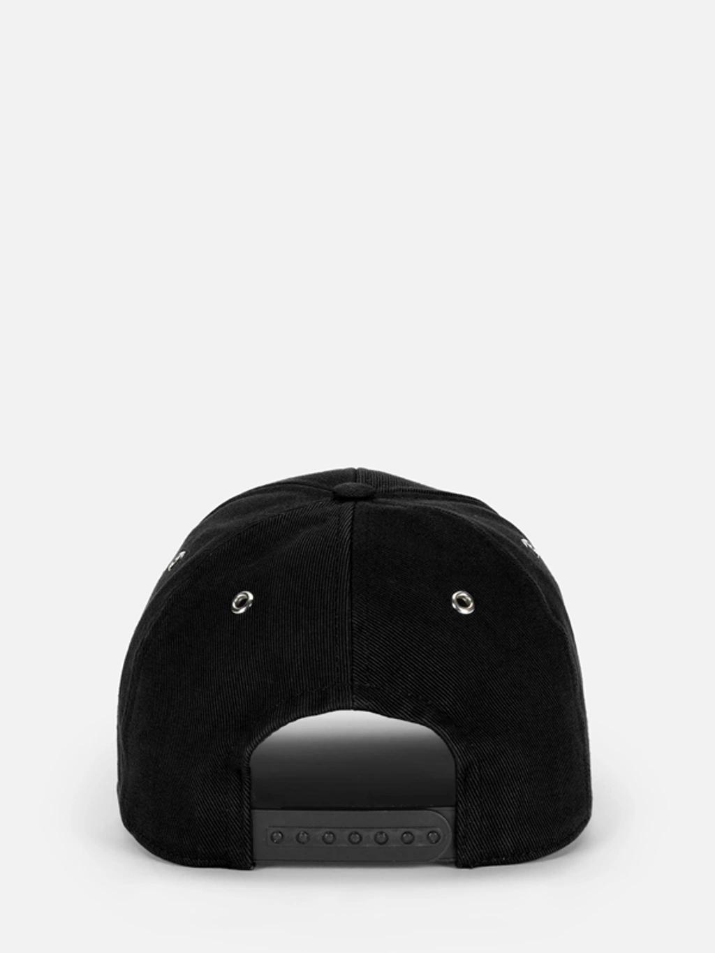 AMI ALEXANDRE MATTIUSSI Ami Paris Black And Red Cotton Ami Paris De Coeur Baseball Cap Product Image