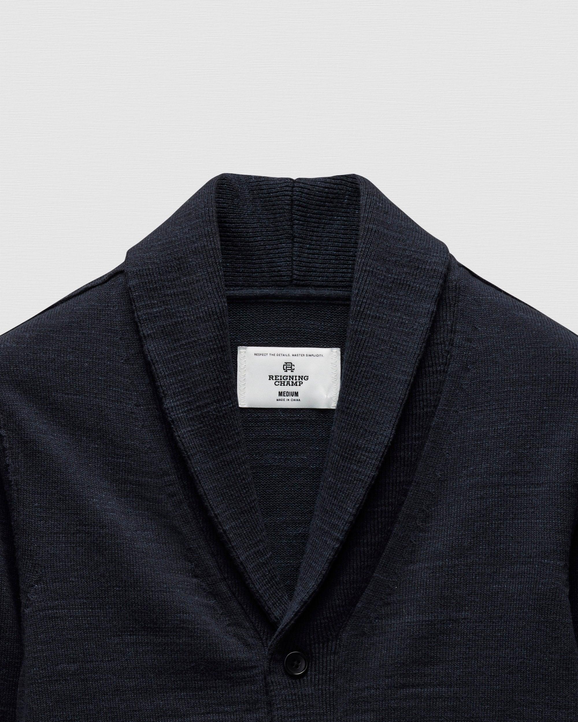 Cotton Slub Laurel Shawl Cardigan Male Product Image
