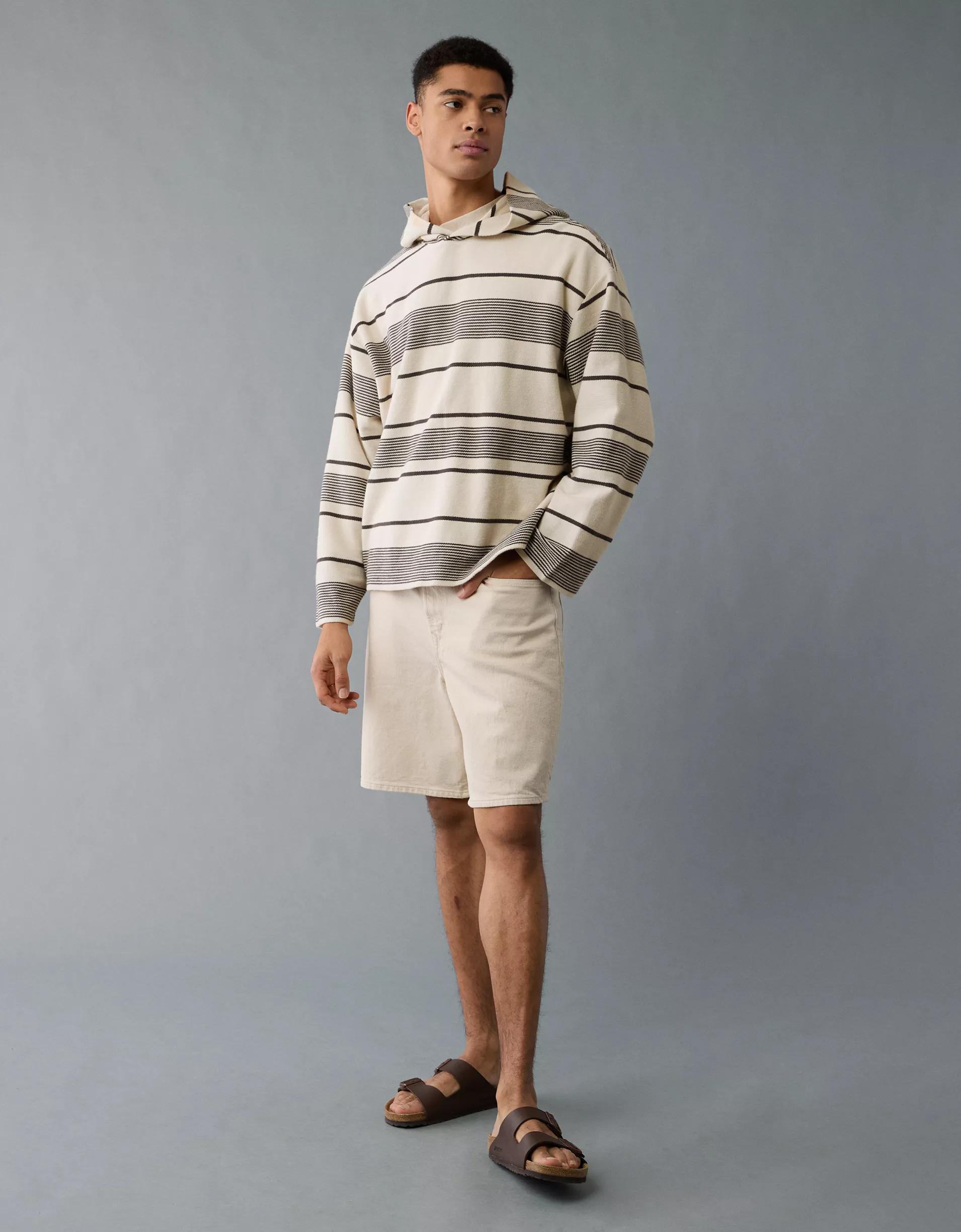 AE Striped Terry Baja Hoodie Product Image