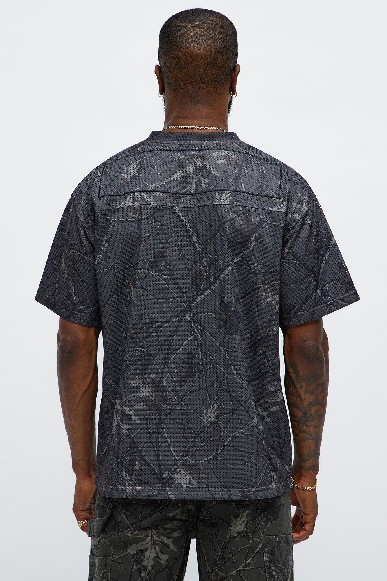Short Sleeve Camo Jersey - Black Product Image