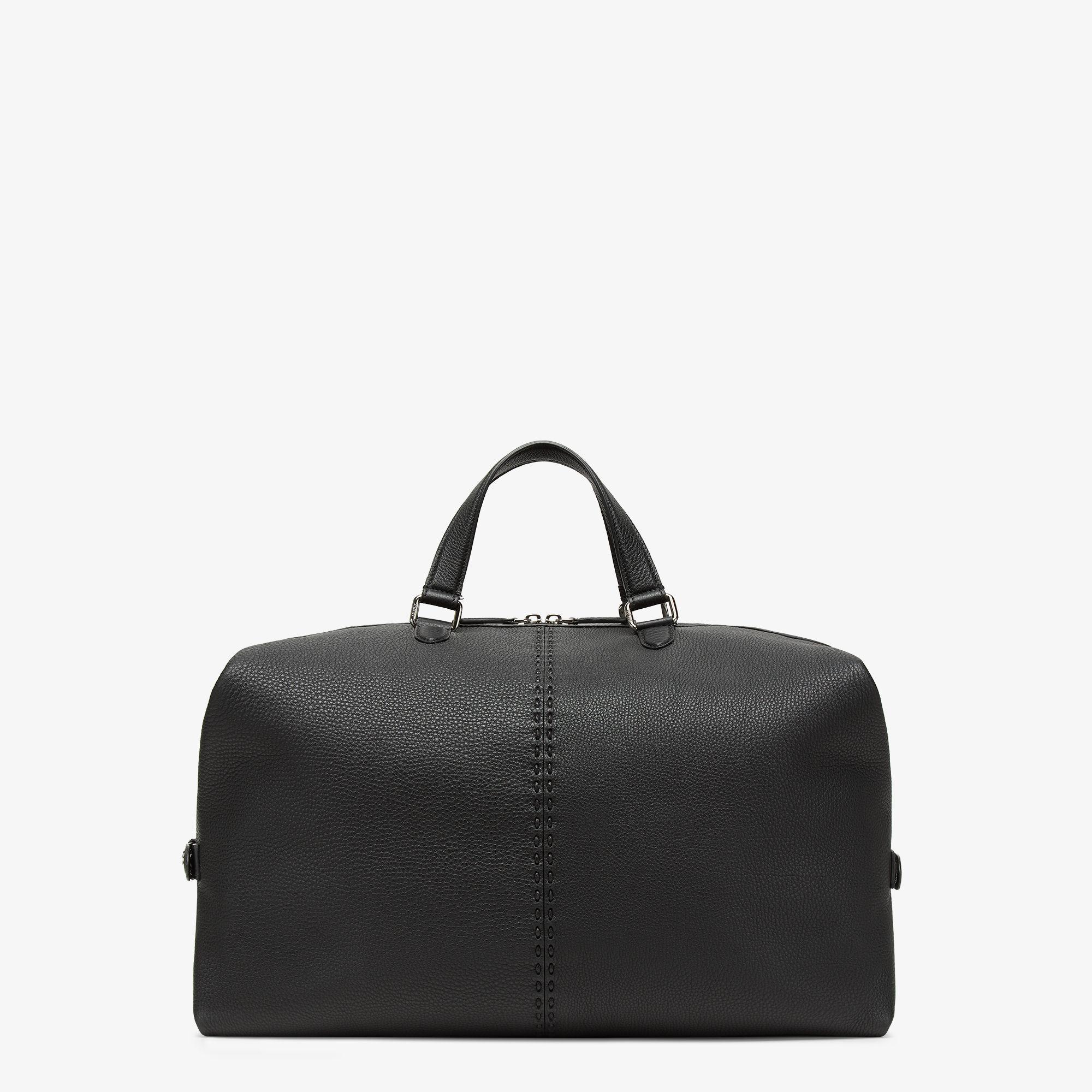 Selleria Fendi Siesta LargeBlack Selleria bag with 568 hand-sewn topstitches Product Image