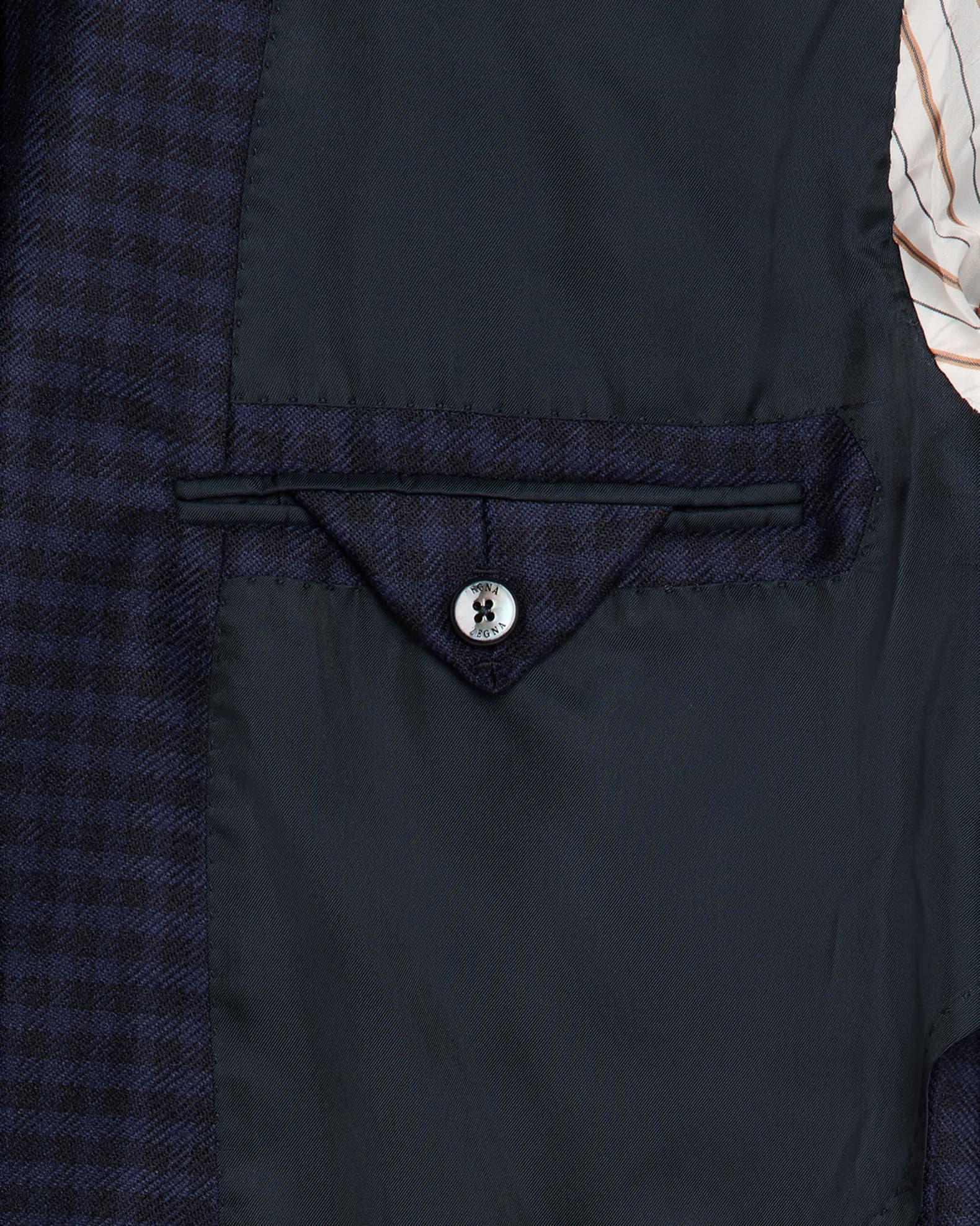 Men's Cashmere and Silk Tonal Check Sport Coat Product Image