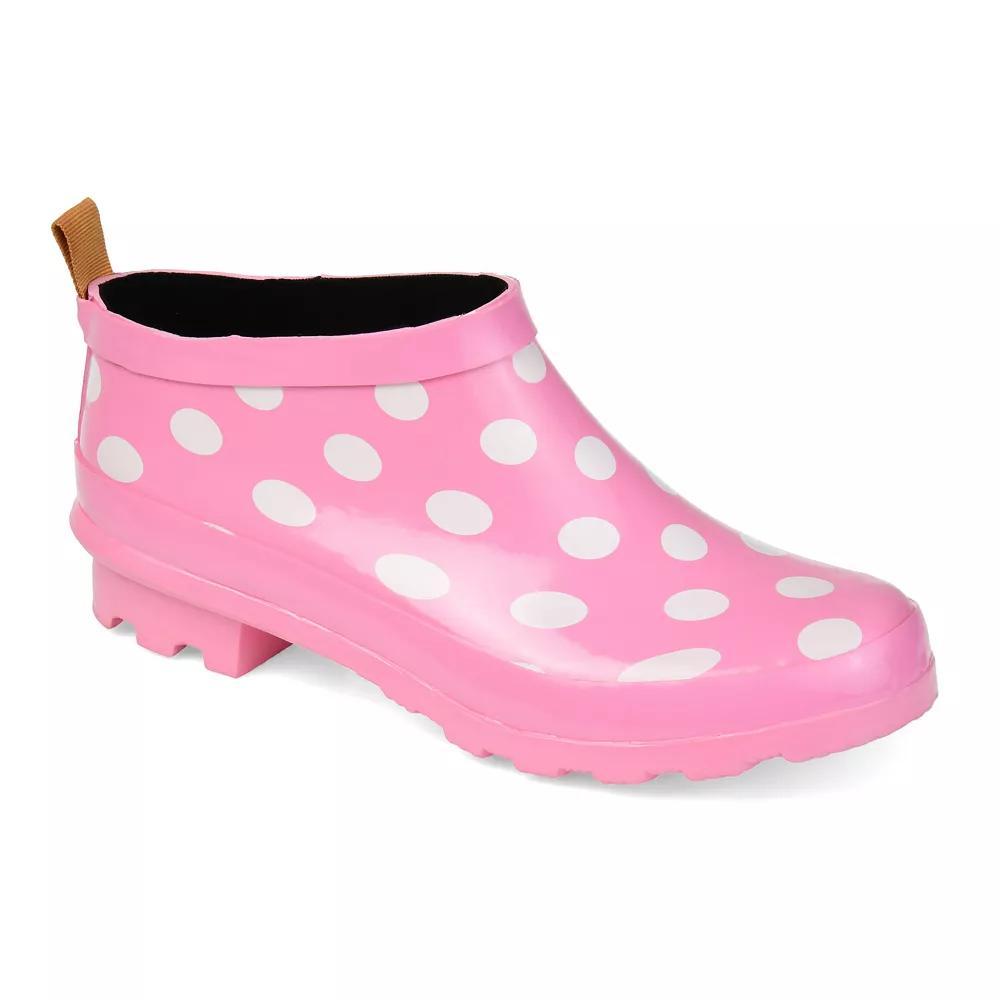 Journee Rainer Women's Rainboots, Size: 7.5, Gray Floral Product Image