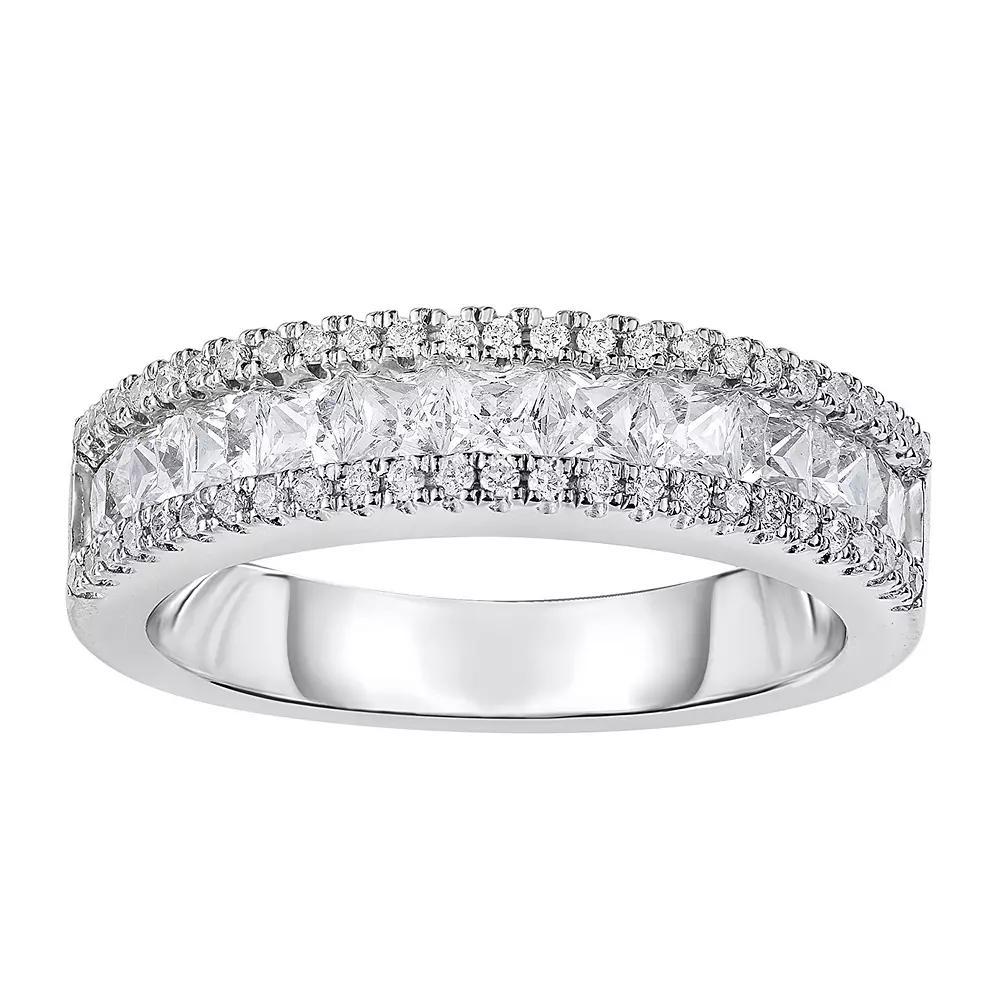 Sterling Silver Cubic Zirconia Ring, Women's, Size: 7 Product Image
