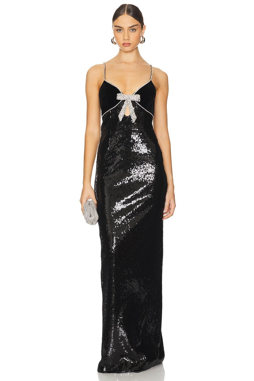 X Nicky Hilton Lena Strap Gown Rebecca Vallance Product Image