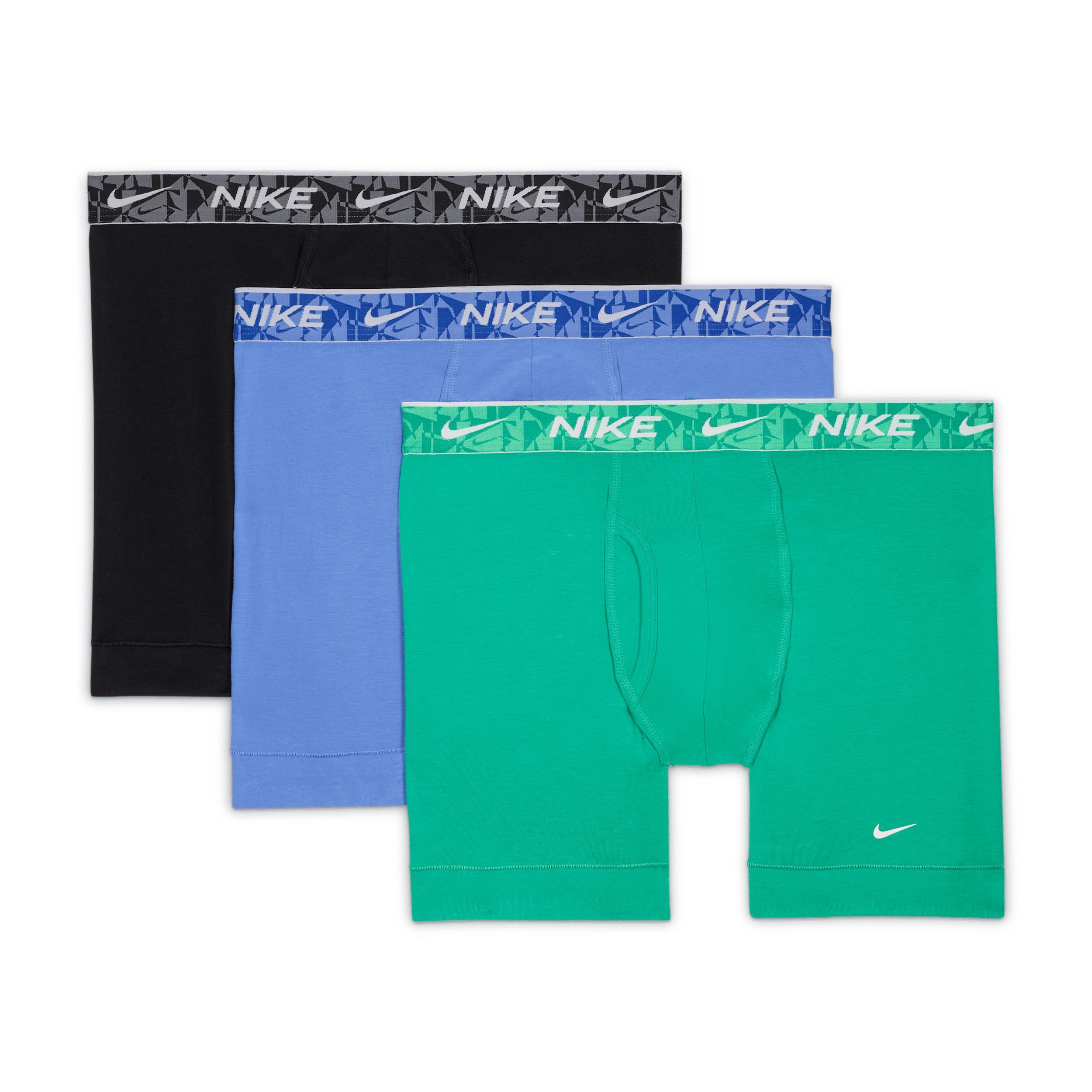 Nike Mens Dri-FIT Essential Cotton Stretch Boxer Briefs (3-Pack) Product Image