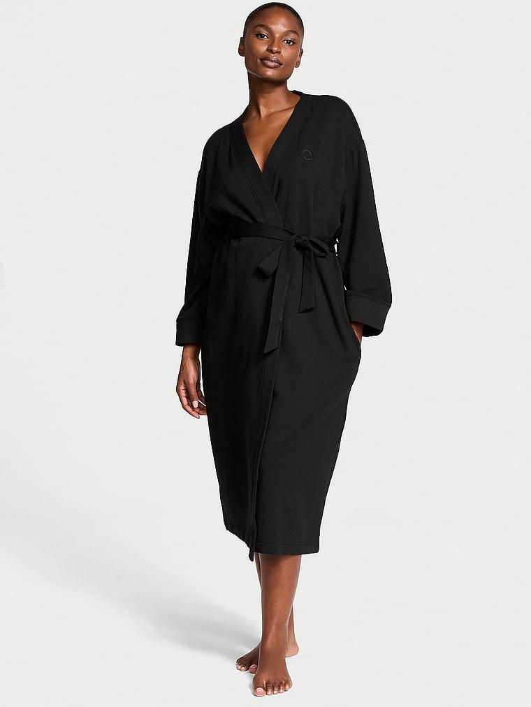 Brushed Modal Fleece Long Robe Product Image