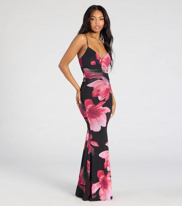 On Vacay V-Neck Floral Maxi Dress Product Image