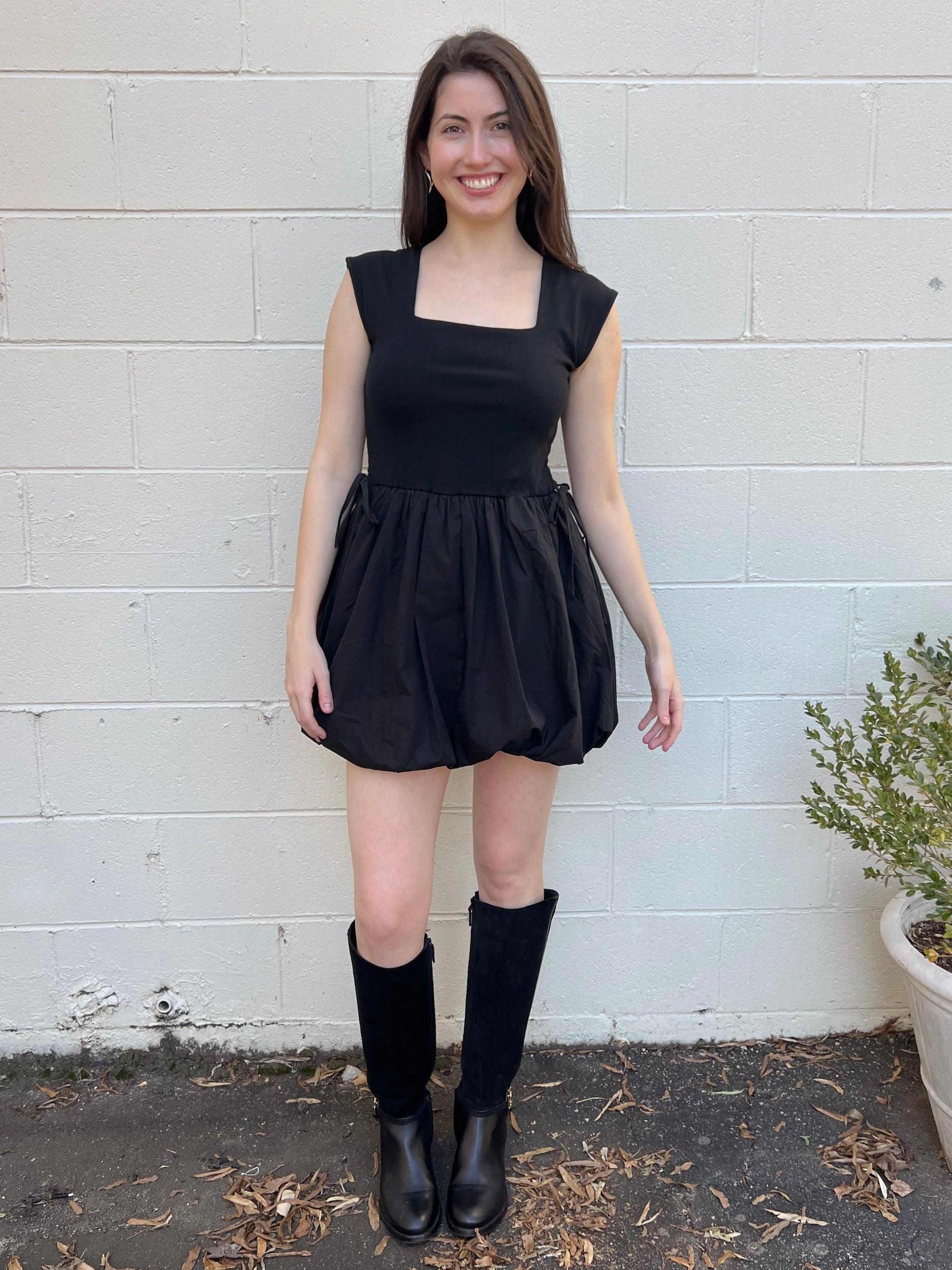 Pretty Little Bubble Hem Mini Dress Product Image