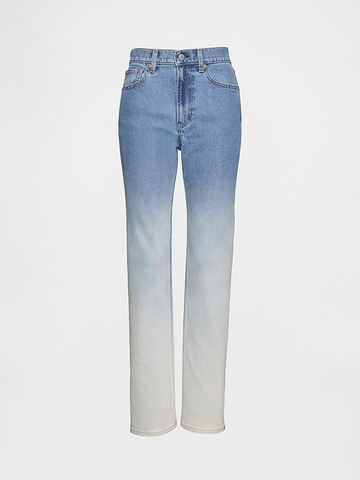 High Rise Ombré '90s Straight Jeans Product Image