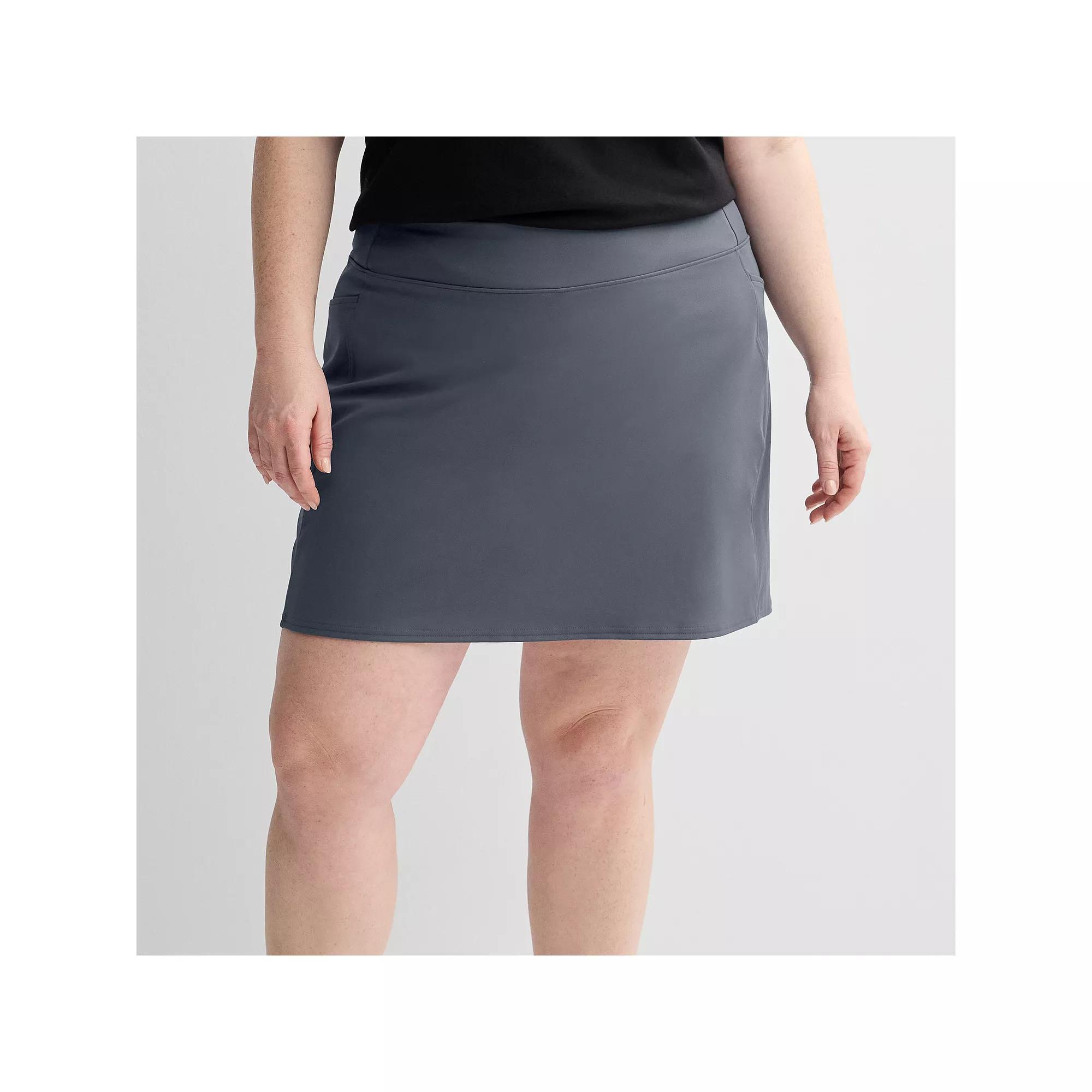 Plus Size Tek Gear® Ultrastretch Skort, Women's, Size: 4XL, Heritage Gray Product Image