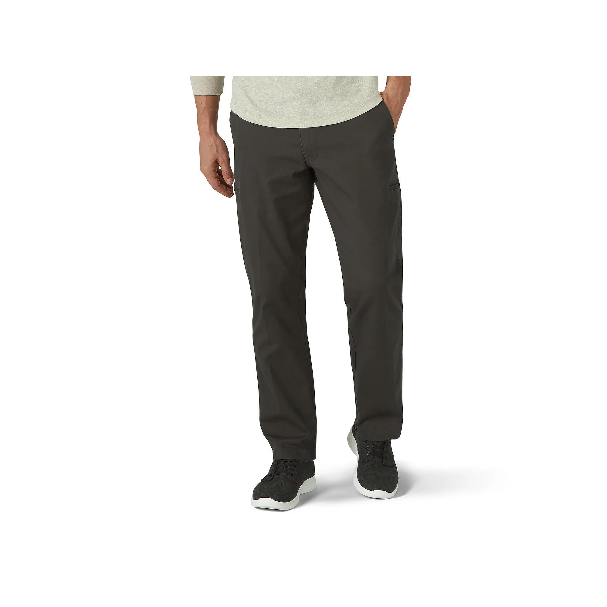 Men's Lee® Extreme Comfort Relaxed-Fit Cargo Pants, Size: 34X34, Dark Gray Product Image