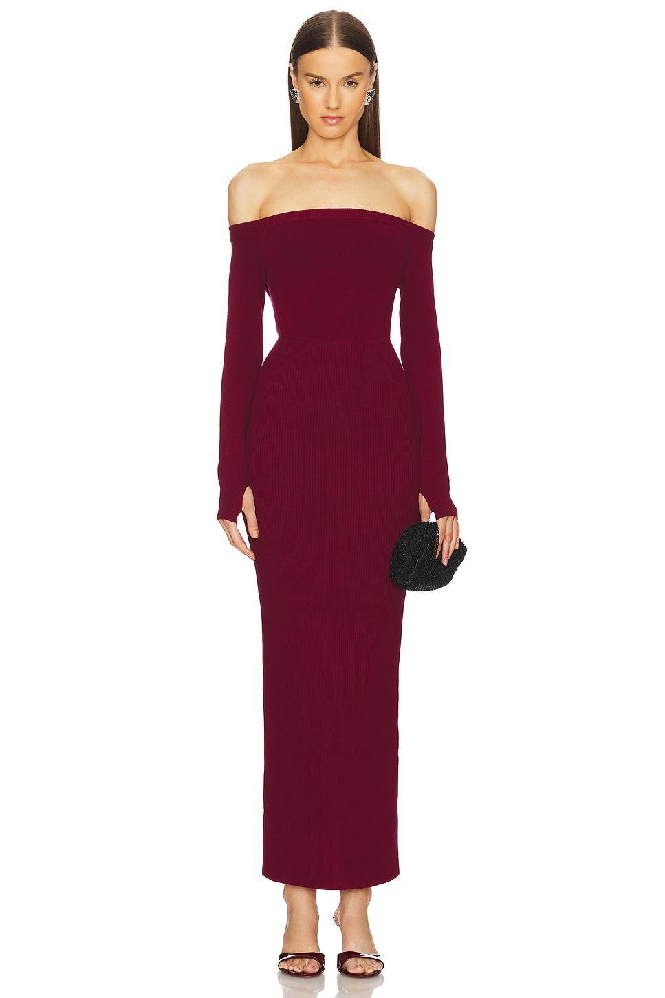 x REVOLVE Off Shoulder Bodycon Maxi Dress Michael Costello Product Image