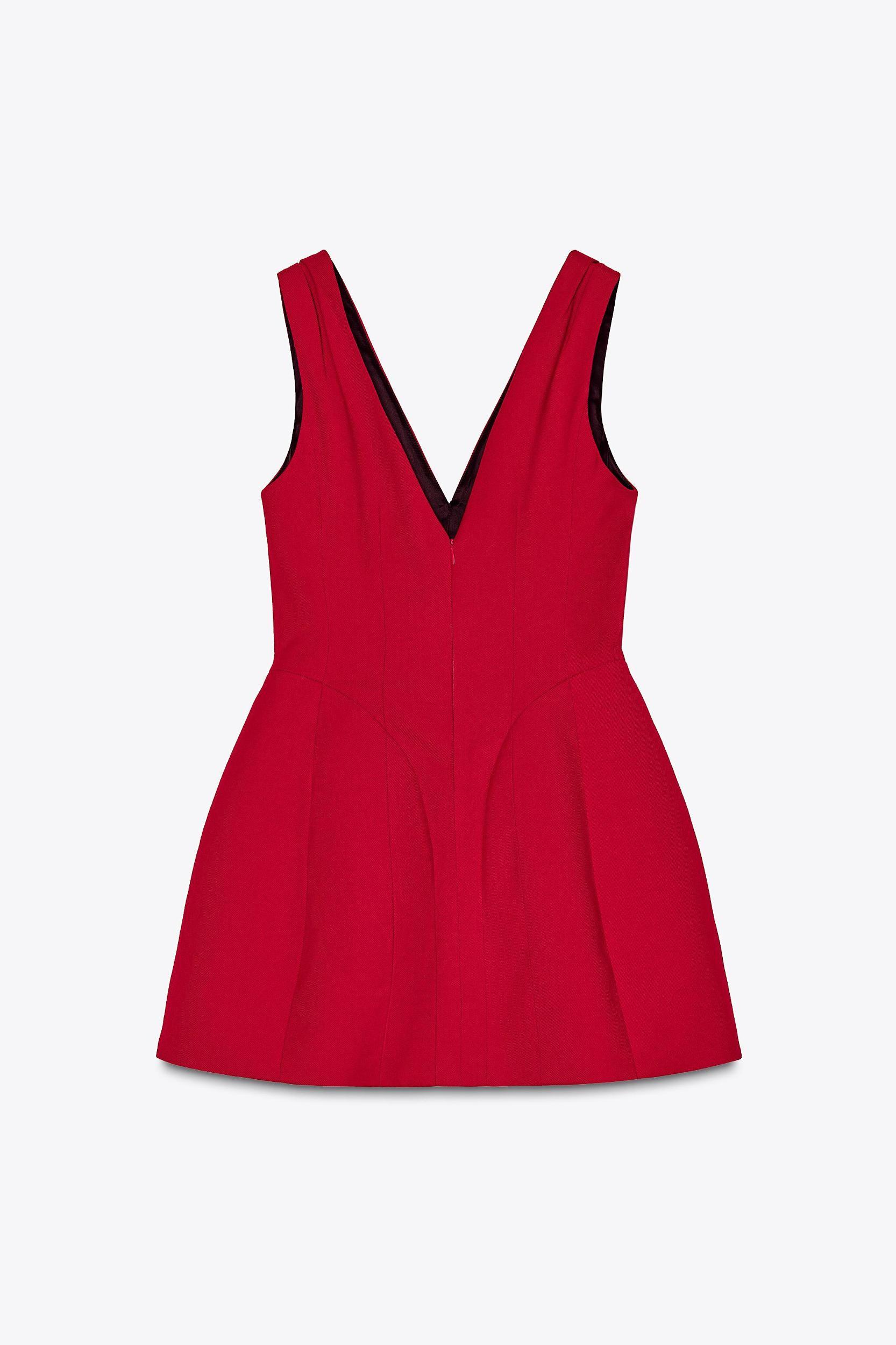 VOLUMINOUS SHORT DRESS ZW COLLECTION Product Image