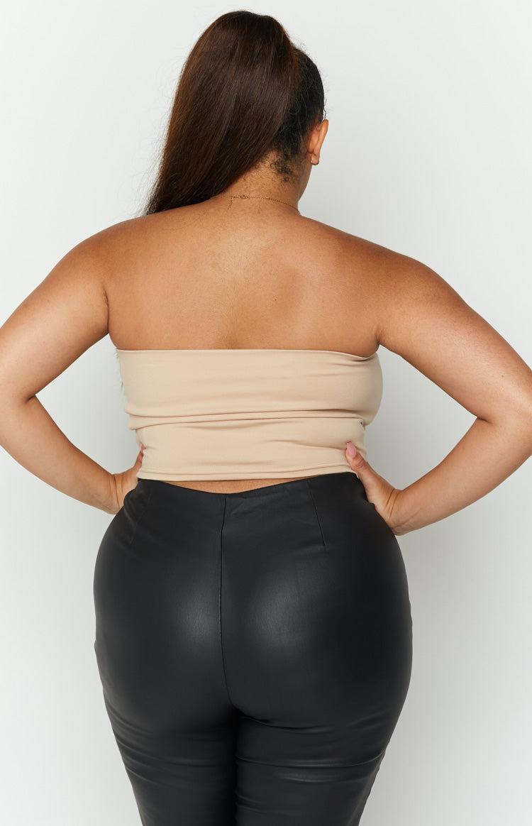 Empire Tan Strapless Top Product Image
