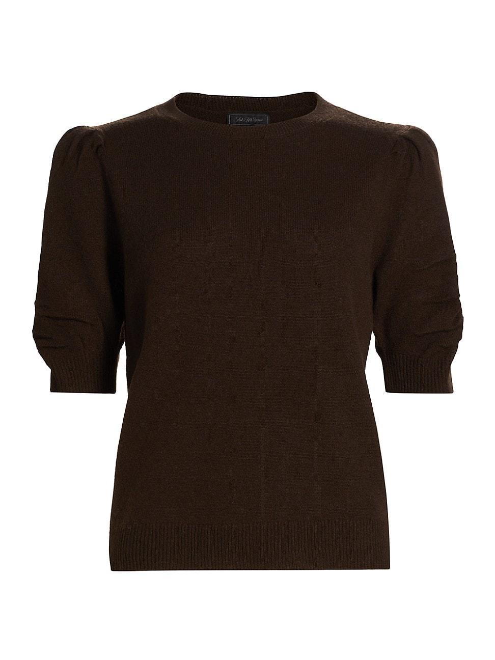 Womens Pleated Cashmere Sweater Product Image