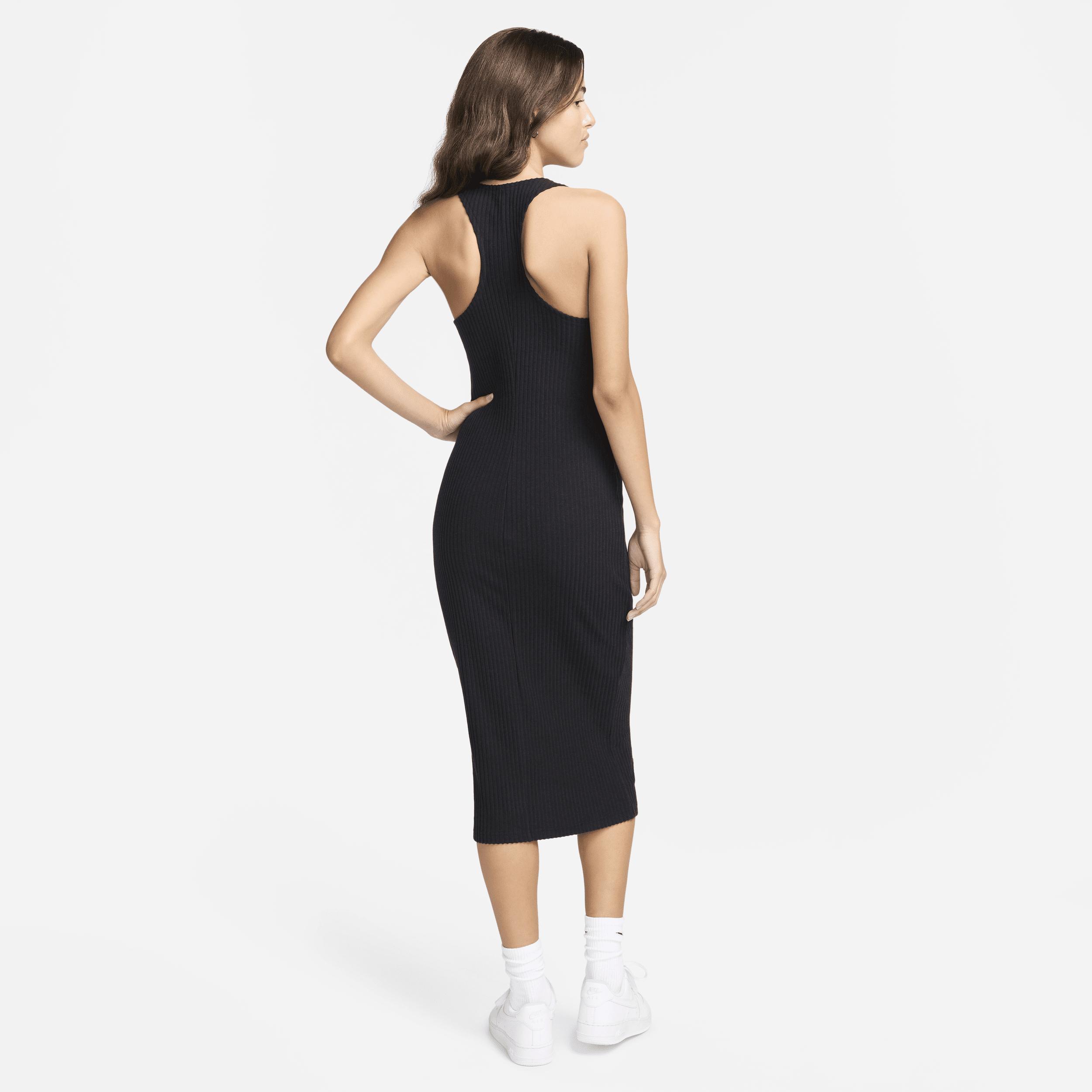 Nike Sportswear Chill Rib Women's Slim Sleeveless Midi Dress Product Image