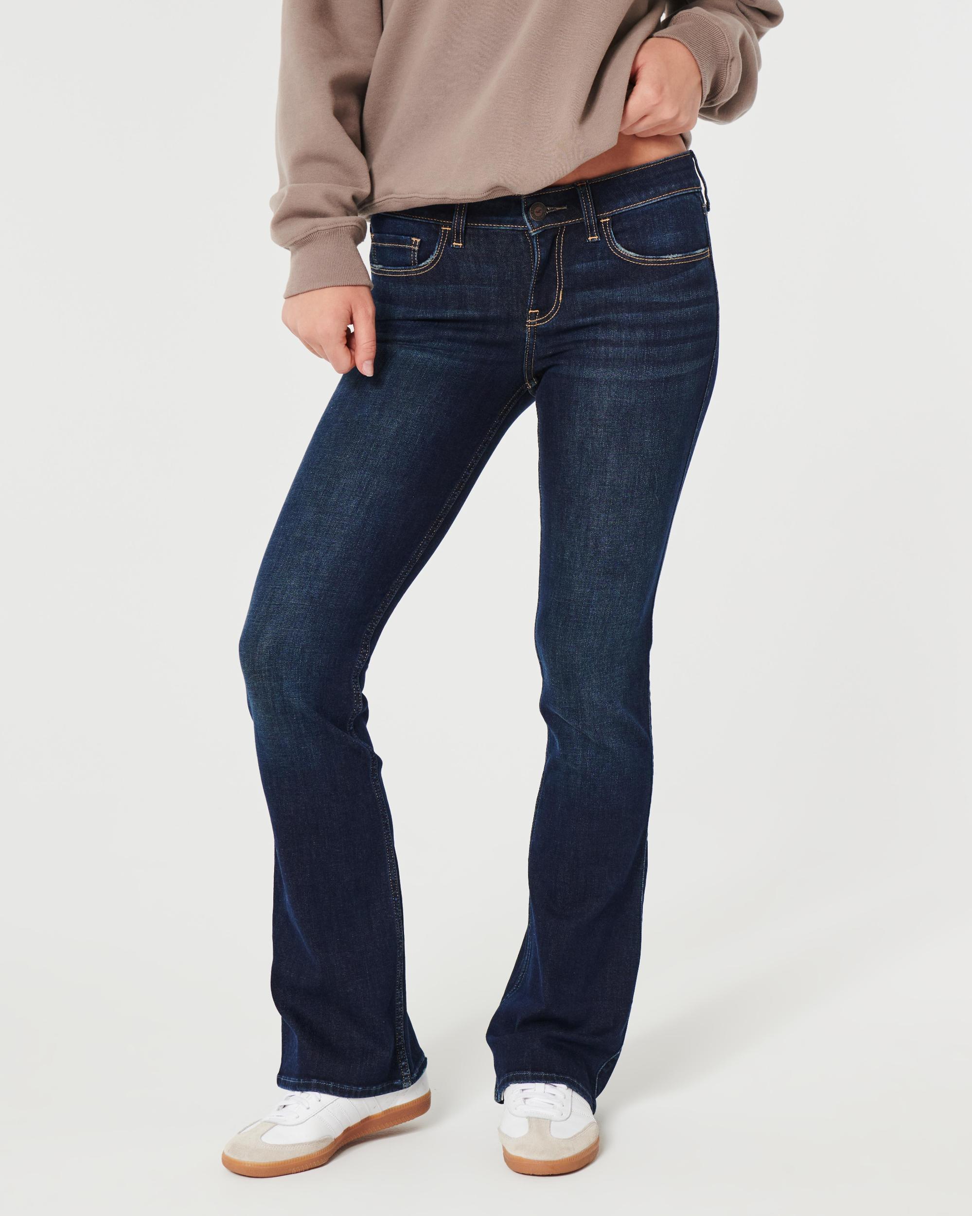 Low-Rise Dark Rinse Wash Boot Jeans Product Image