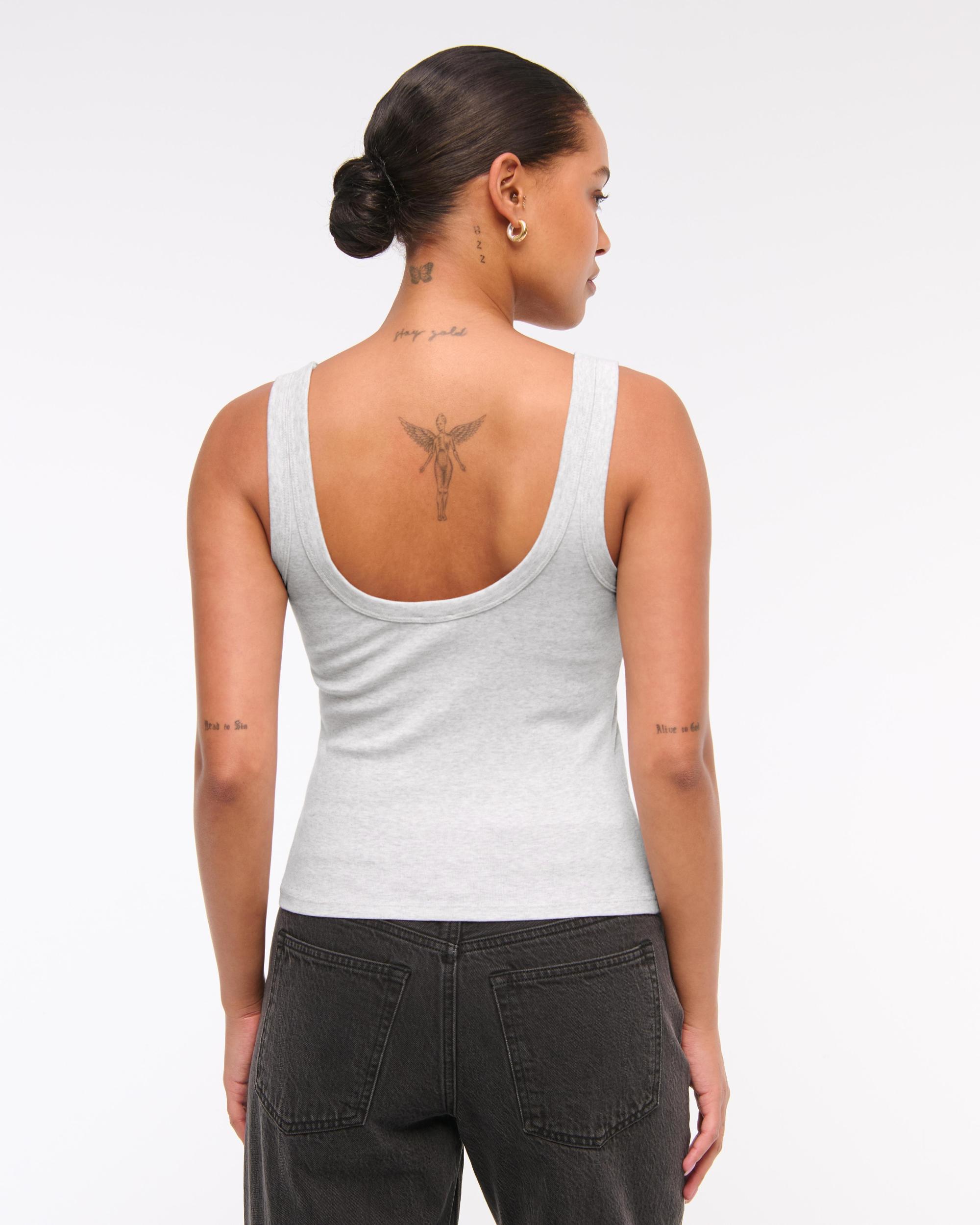 Vintage Rib Tuckable Scoopneck Tank Product Image