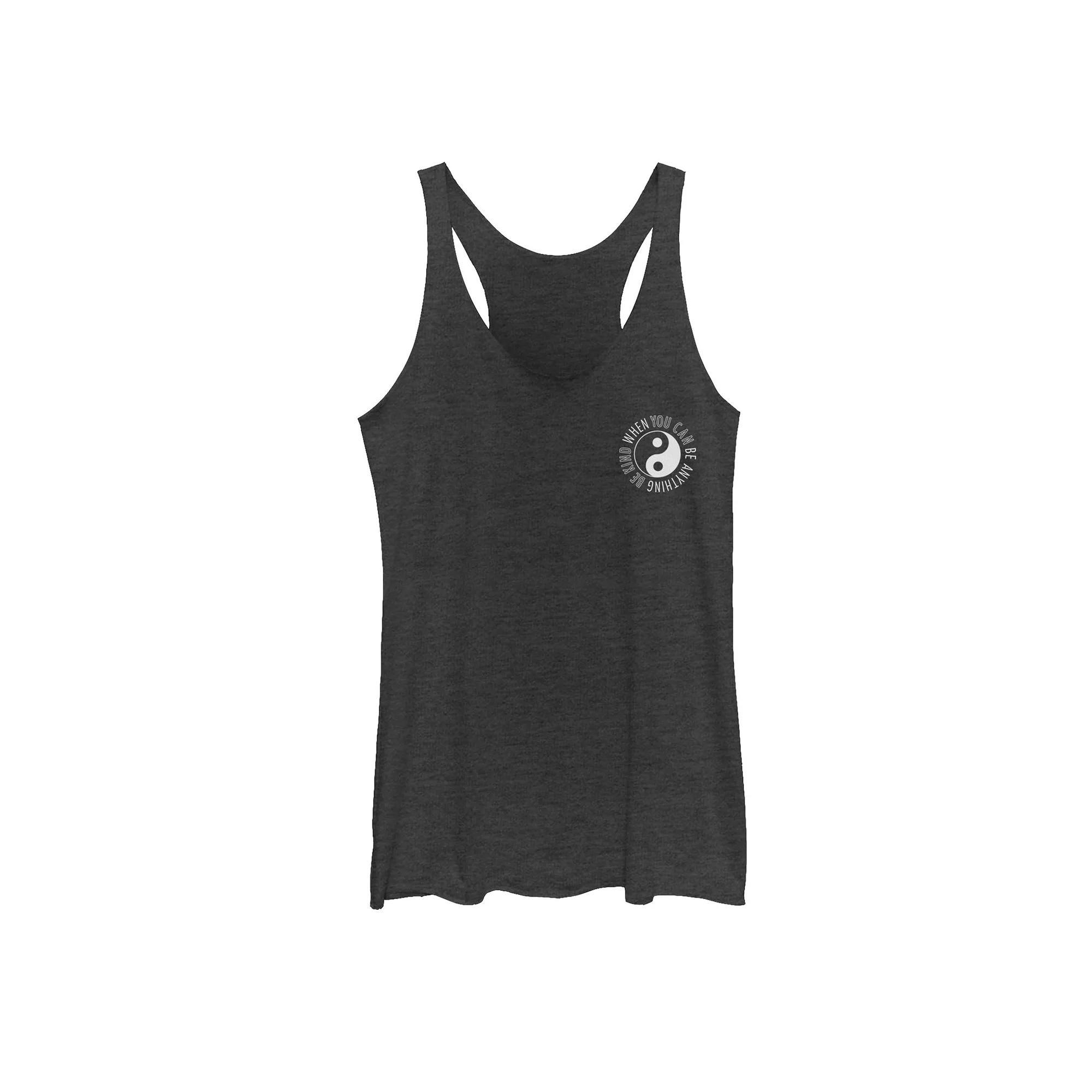 Disney's Little Mermaid Ariel Neon Lights Racerback Juniors' Tank Top, Girl's, Size: Medium, Black Grey Product Image