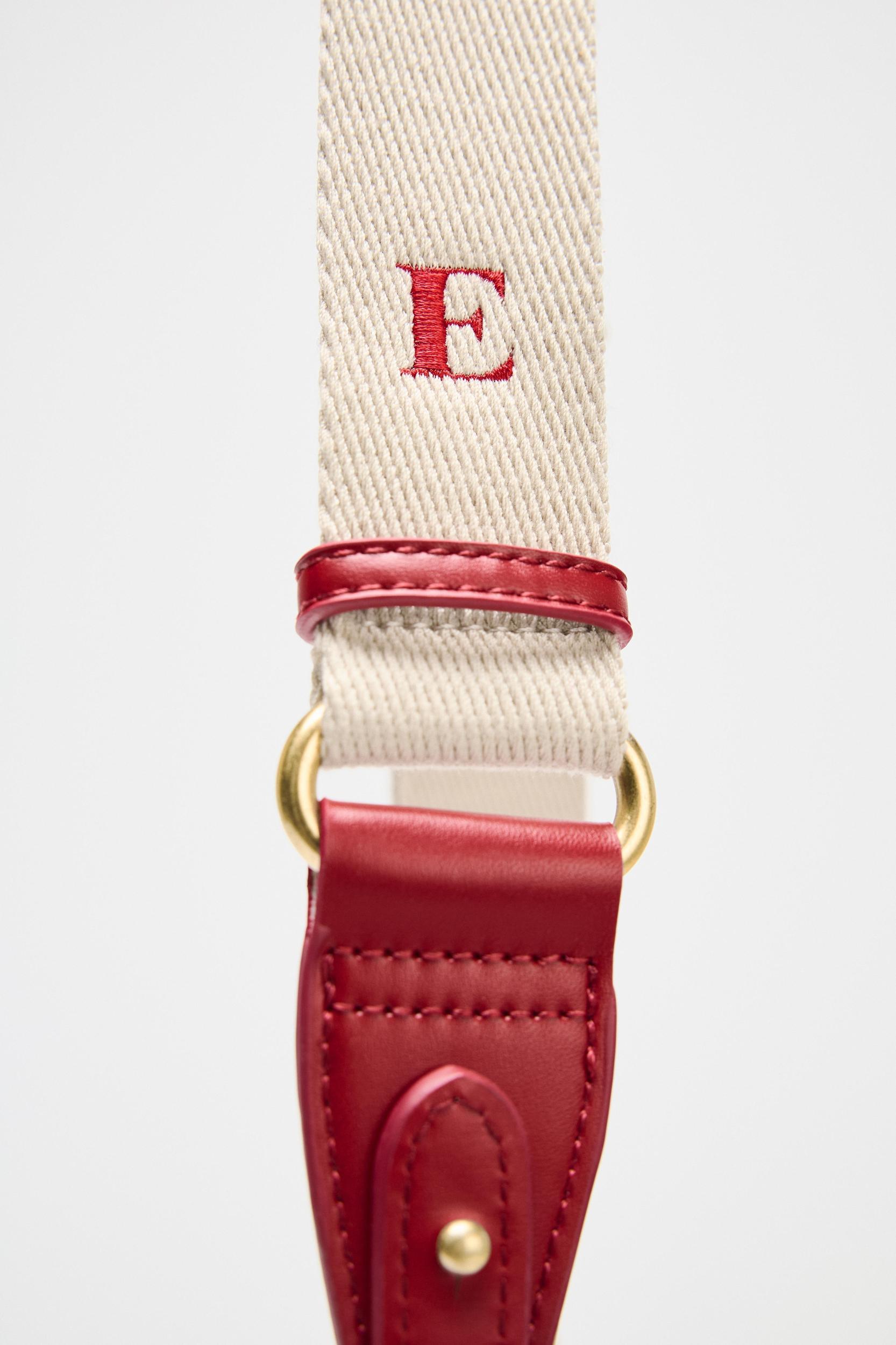 CONTRAST TOPSTITCH CROSSBODY BAG Product Image