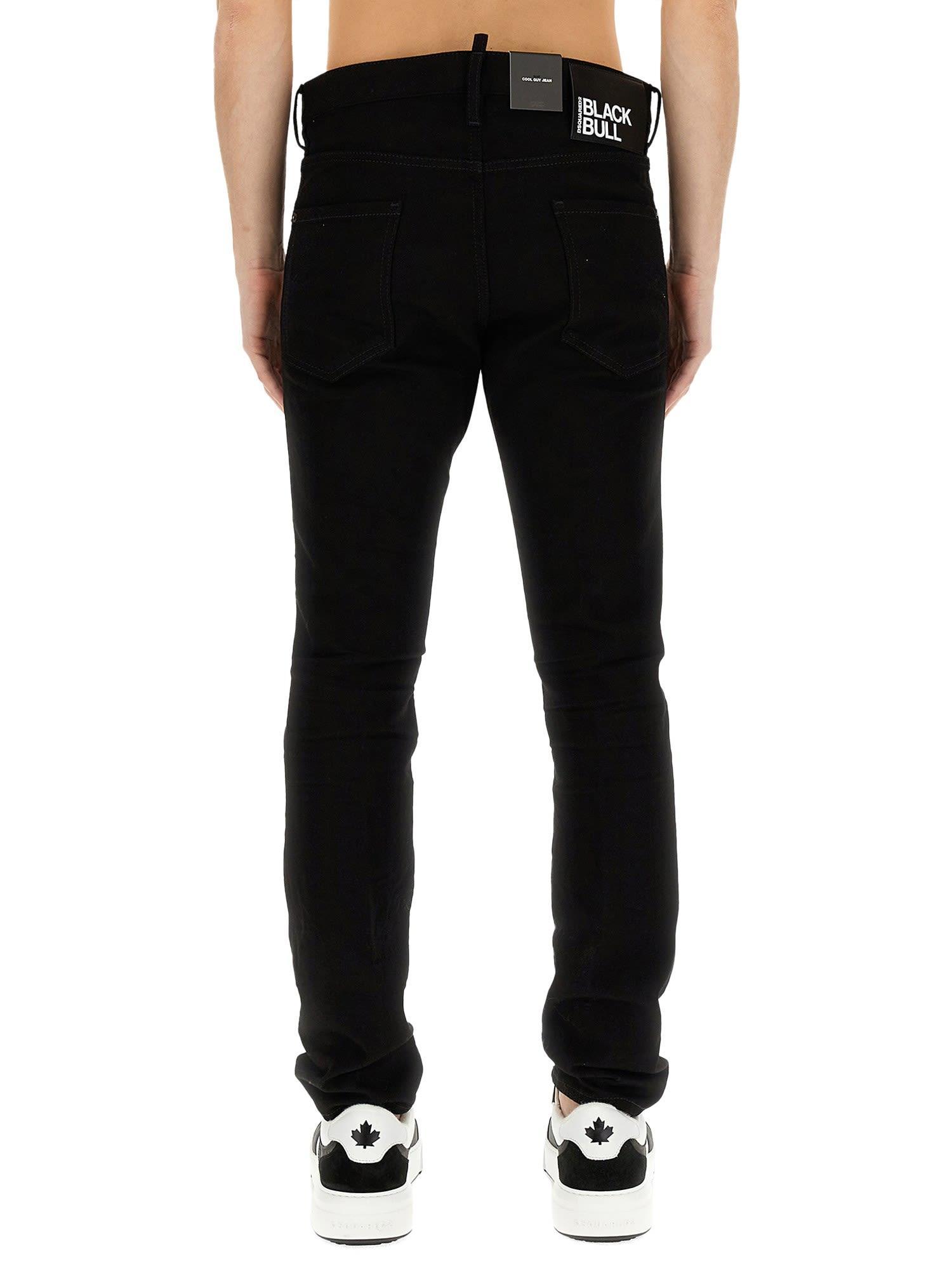 DSQUARED2 Cool Guy Mid-rise Skinny Jeans In Black Product Image