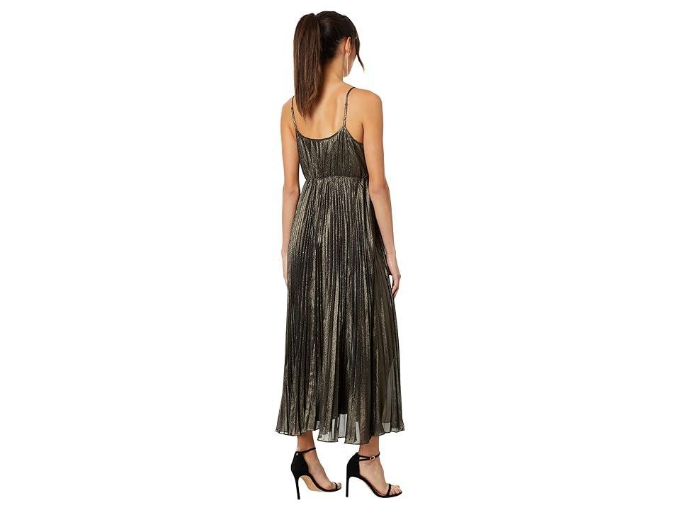 Lucky Brand Pleated Party Midi Dress Women's Dress Product Image