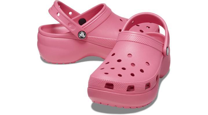 Crocs Classic Women's Platform Clogs, Size: 11, Black Product Image