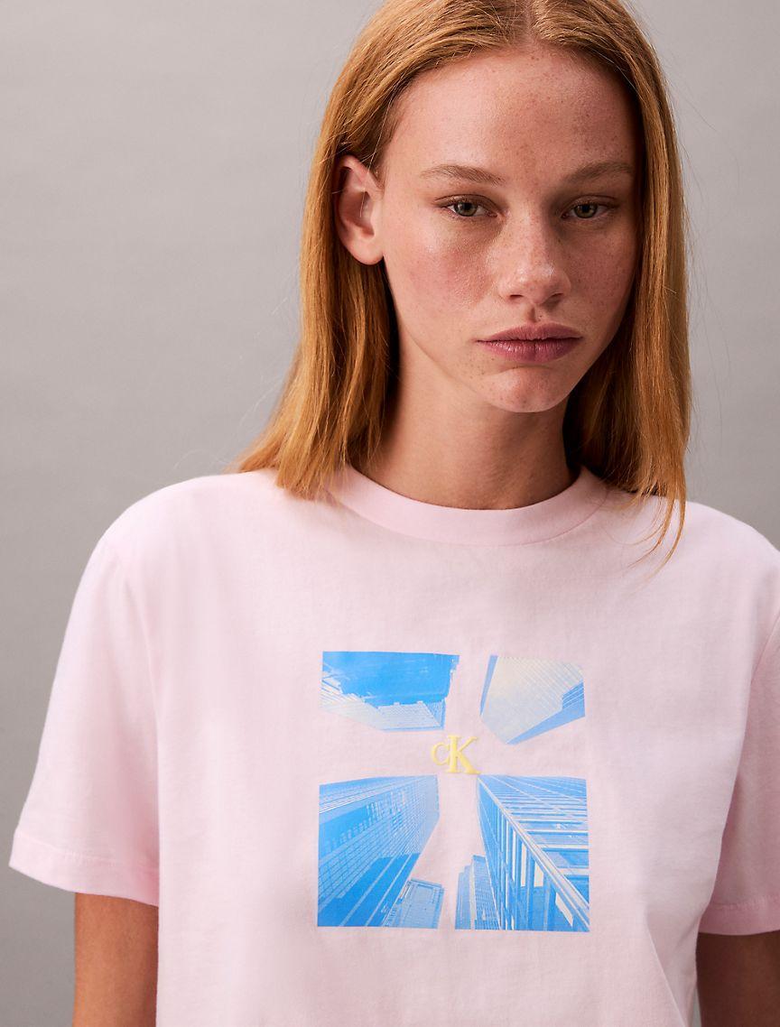 Skyscraper Graphic Boxy T-Shirt  Product Image