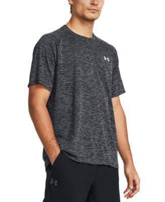 Men's Under Armour Tech Textured Short Sleeve Tee, Size: Medium, Castlerock Product Image