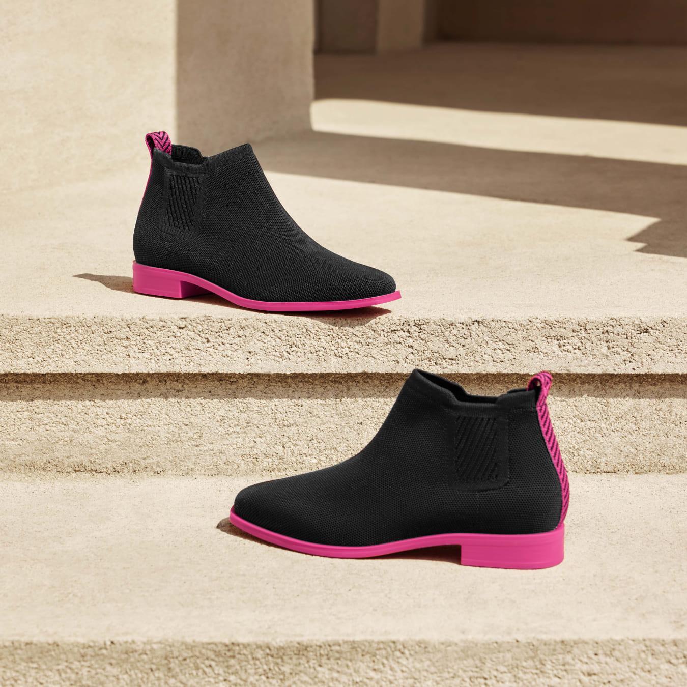 Square-Toe Water-Repellent Ankle Boots (Ryan Pro) Product Image