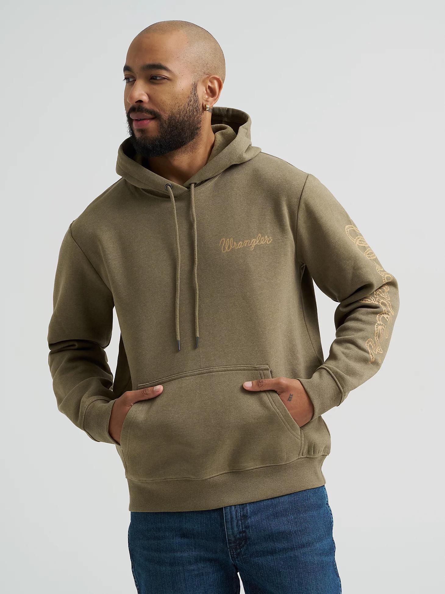 Men's Wrangler® Rope Logo Hoodie | Men's SHIRTS | Wrangler® Product Image