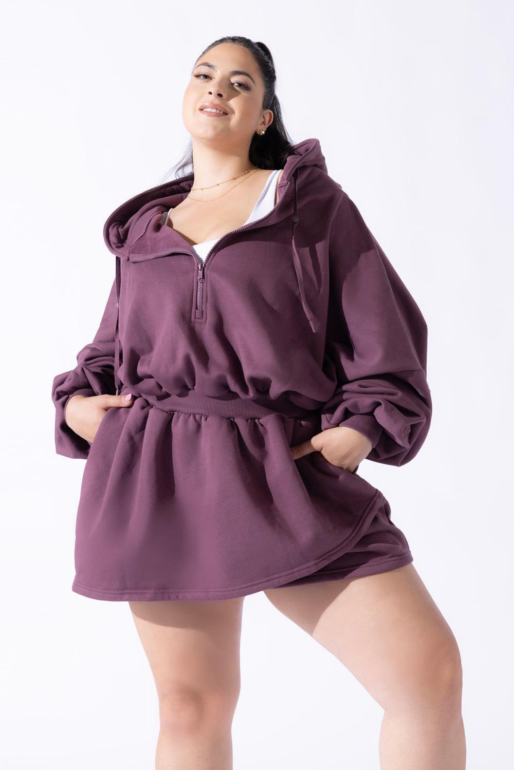 Game Day Dress - Deep Plum Product Image