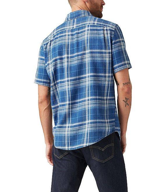Levi's® Patch Pocket Plaid Short Sleeve Woven Shirt Product Image