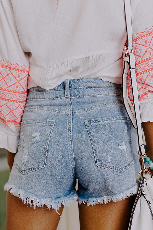 KanCan The Fulton High Waist Distressed Shorts Product Image