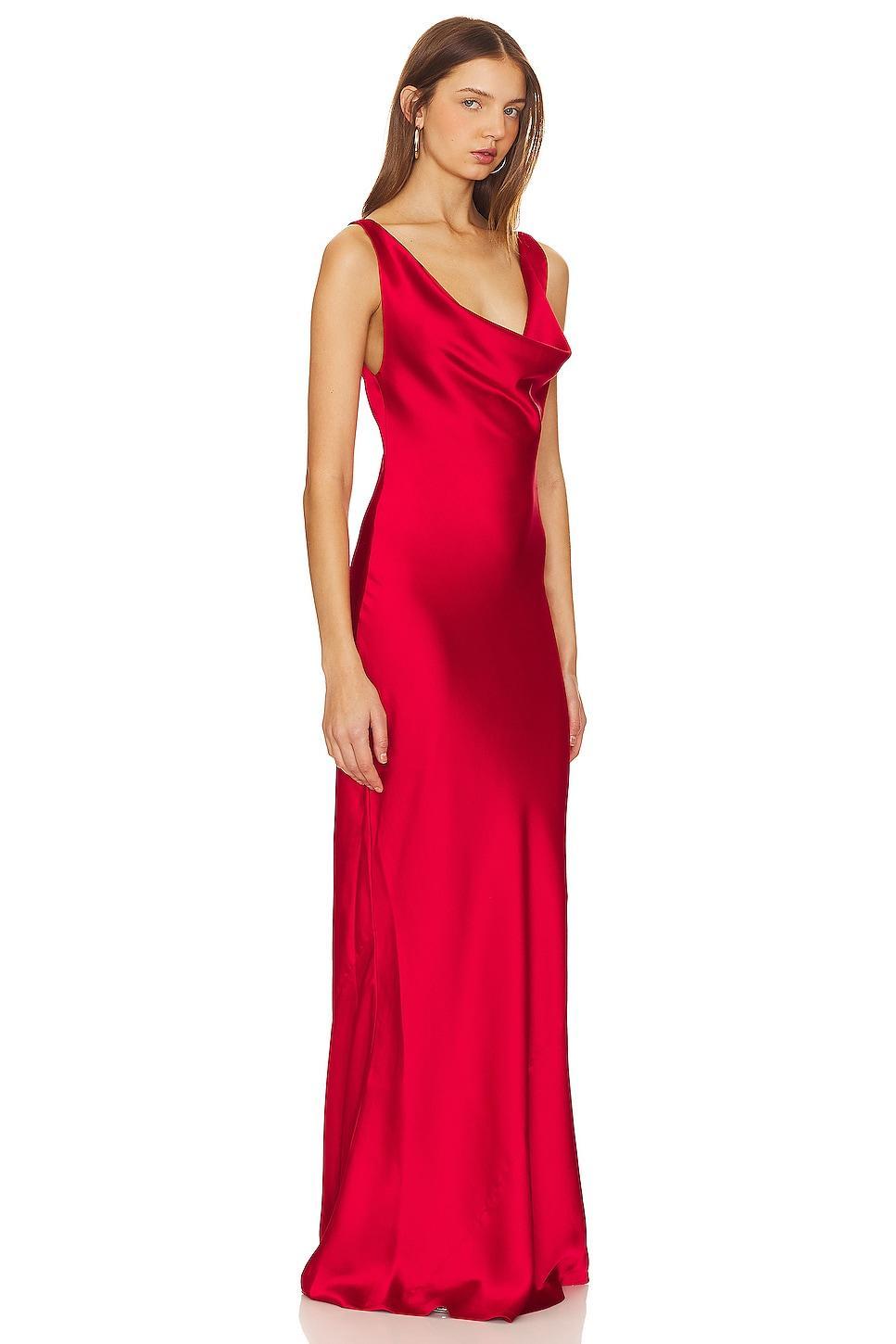 Deep Drape Neck Gown Norma Kamali Product Image