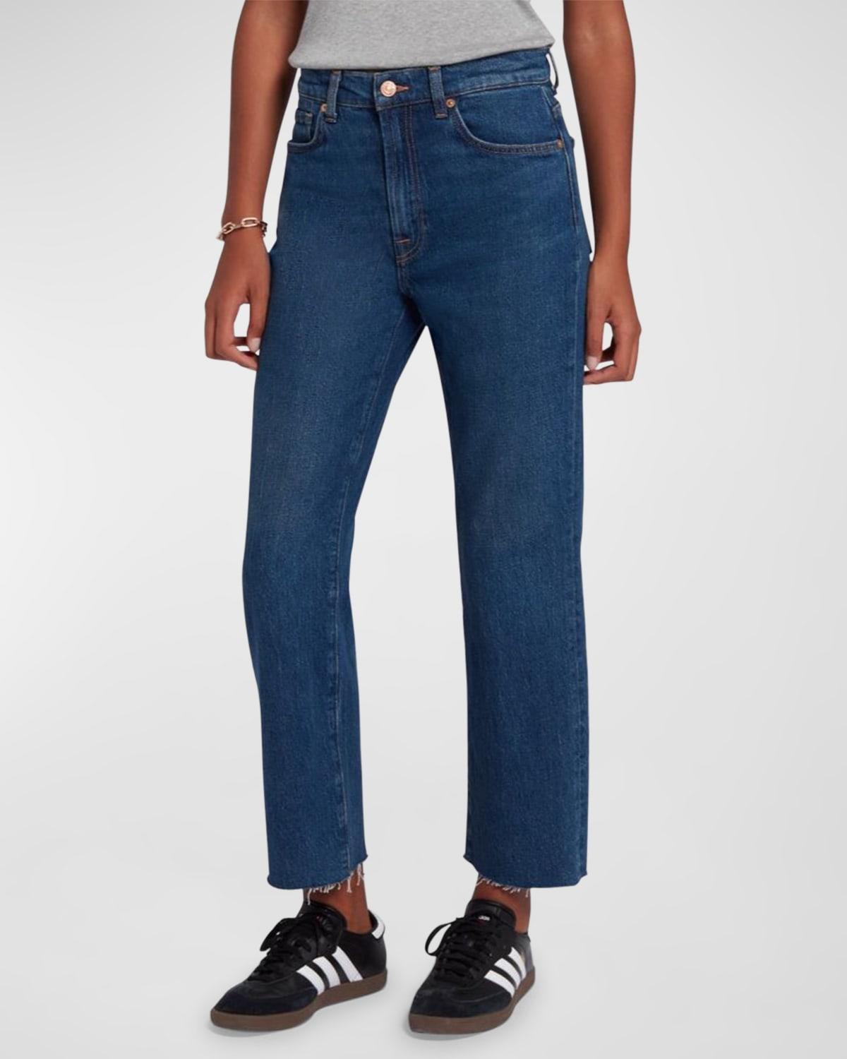 7 For All Mankind Logan Stovepipe Bell) Women's Dress Pants Product Image