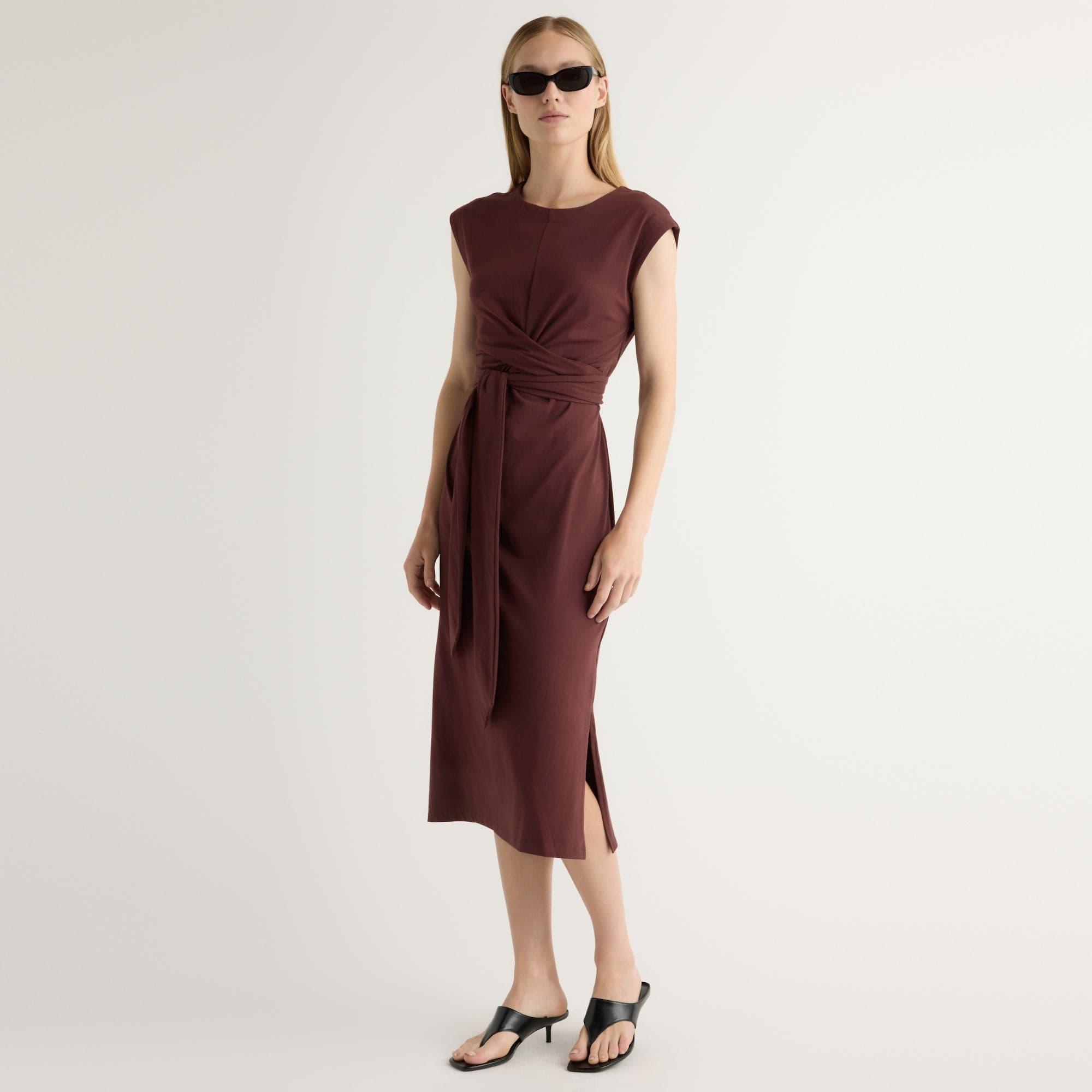 Fei Tie-Front Organic Cotton Dress Product Image