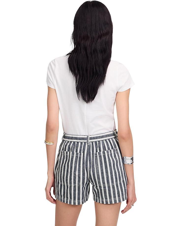 Pull-On Drawstring Shorts in 100% Linen Product Image