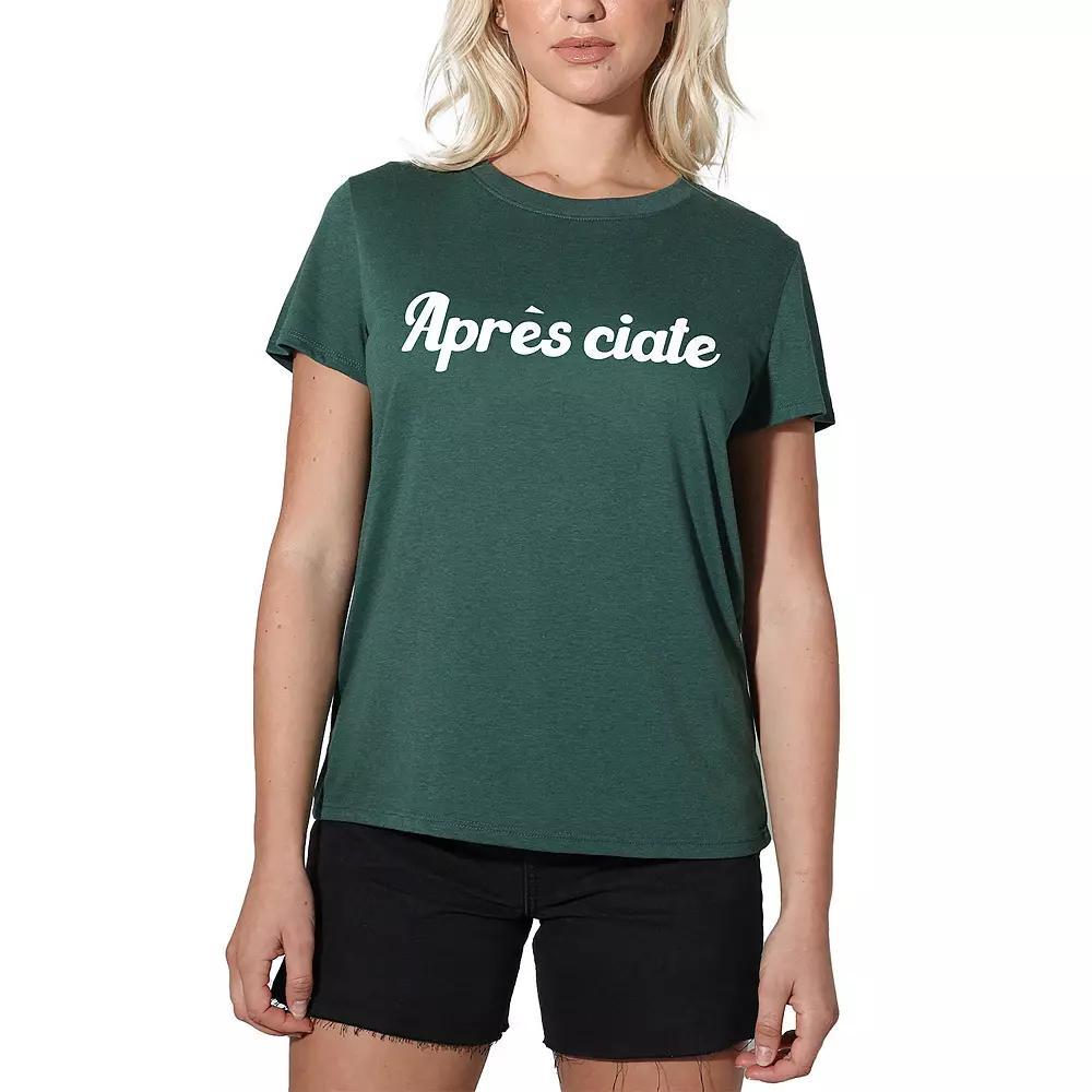 Women's Suburban Riot Generic Apres Ciate Loose Graphic Tee, Girl's, Size: Small, Green Green Product Image