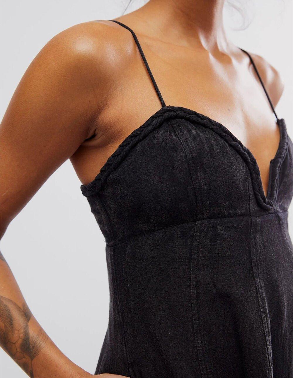 FREE PEOPLE Altura Womens Mini Dress - BLACK Product Image