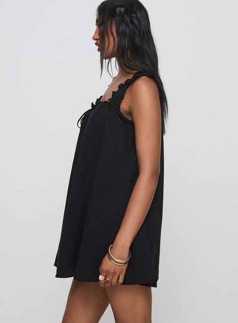 Swing Mini Dress Black Petite Product Image