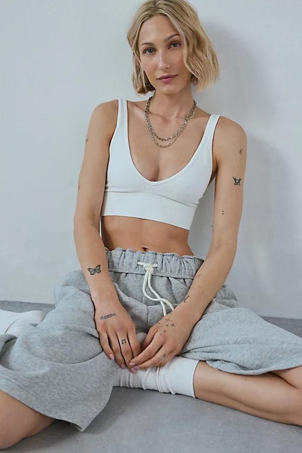 Out From Under Corinne Seamless Knit V-Neck Bralette Womens at Urban Outfitters Product Image
